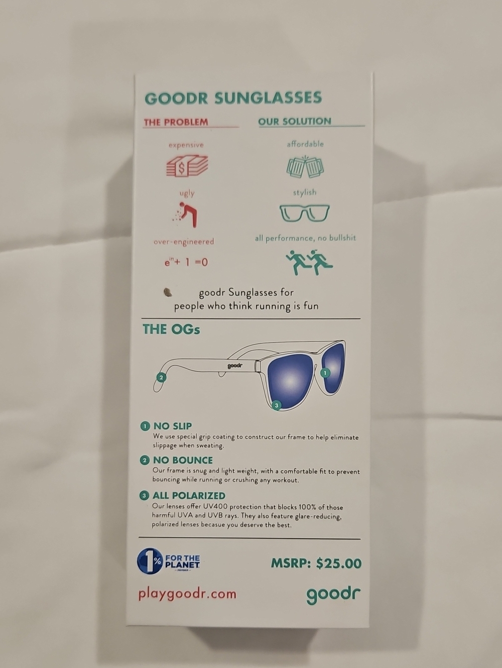 goodr Sunglasses - Kiss Me, I'M Shitaced! Limited Edition! - Picture 5 of 5
